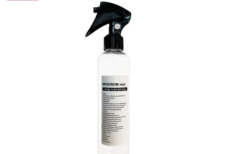 MIXGROW mist ミクスグロウミスト 頭皮 フェイシャル 全身美容液 毛根幹細胞 ヒト幹細胞順化培養液 エクソソーム サッカロミセス発酵液 サイトカイン グロースファクター ハリ 弾力 発毛にも期待 肌のターンオーバー mico ミコ